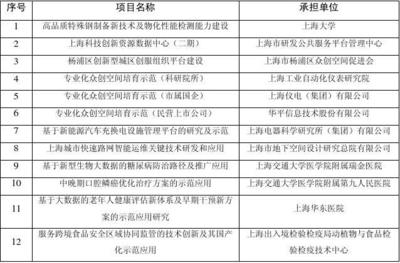 2017年上海市科技發(fā)展專(zhuān)項(xiàng)資金擬資助項(xiàng)目全透視 技術(shù)服務(wù)的創(chuàng)新引擎